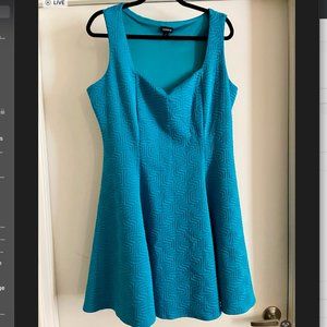 Torrid midi dress, teal, size 1